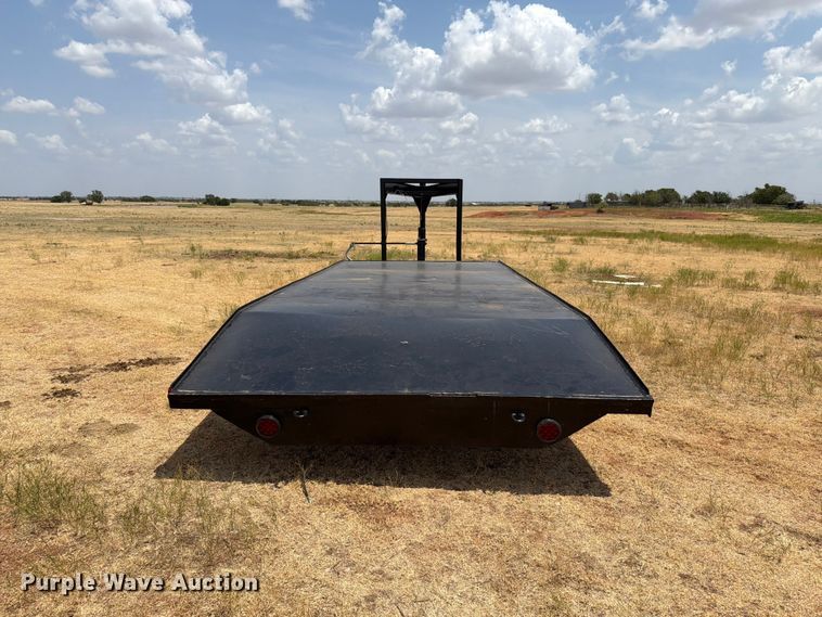 image for item EW8633 Shop built flatbed trailer