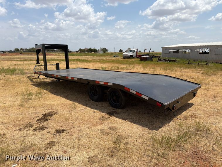 image for item EW8633 Shop built flatbed trailer