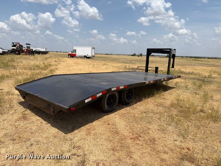 image for item EW8633 Shop built flatbed trailer