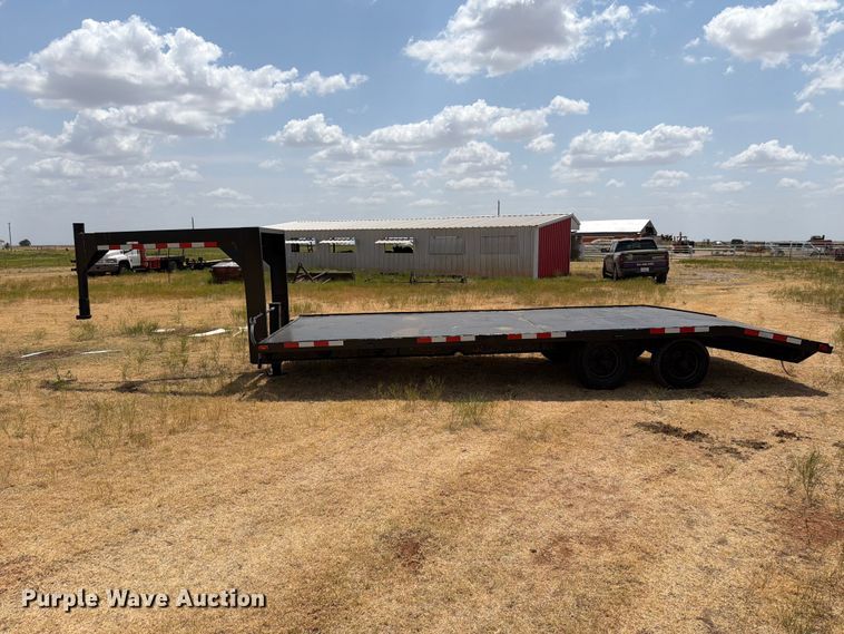 image for item EW8633 Shop built flatbed trailer