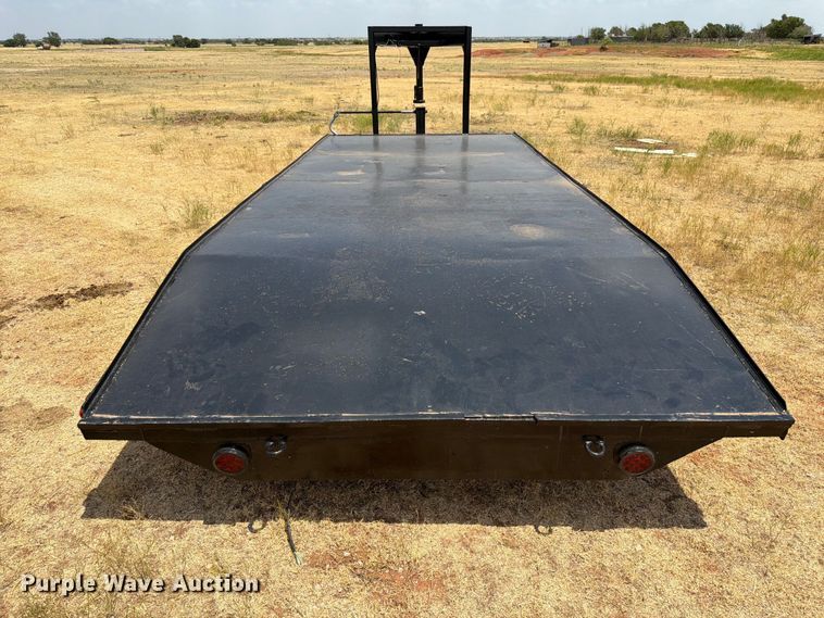 image for item EW8633 Shop built flatbed trailer