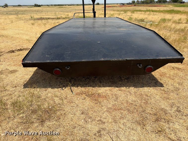 image for item EW8633 Shop built flatbed trailer