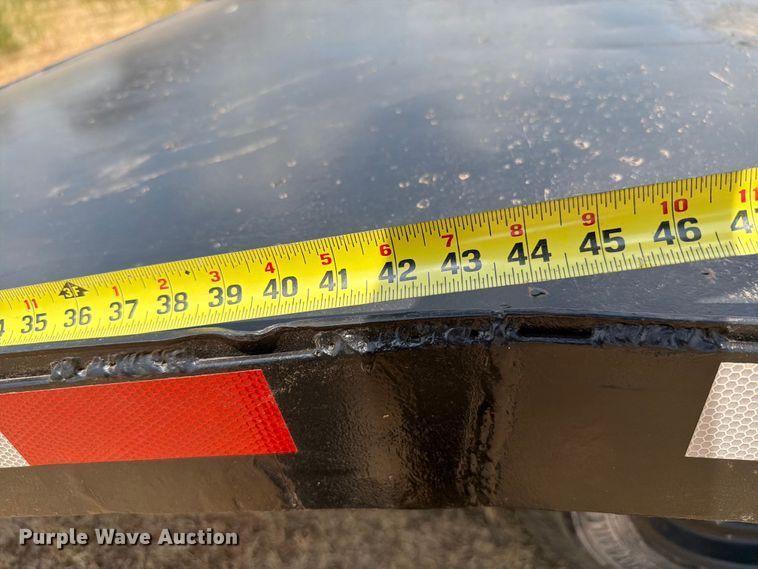 image for item EW8633 Shop built flatbed trailer