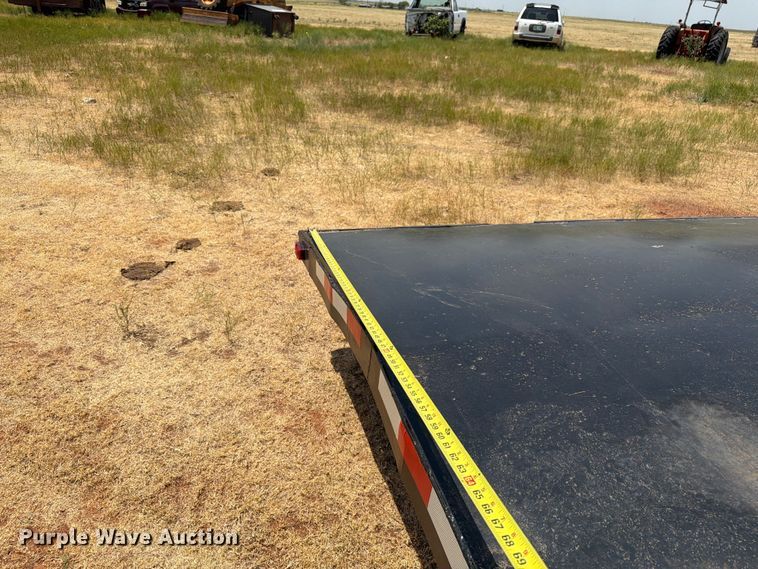 image for item EW8633 Shop built flatbed trailer