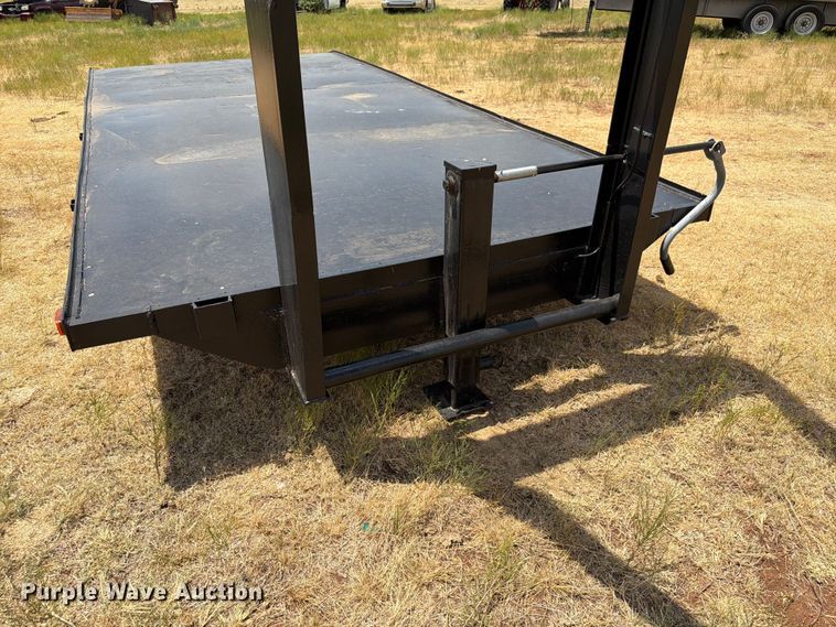 image for item EW8633 Shop built flatbed trailer