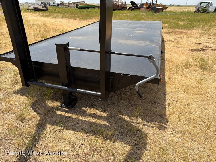 image for item EW8633 Shop built flatbed trailer