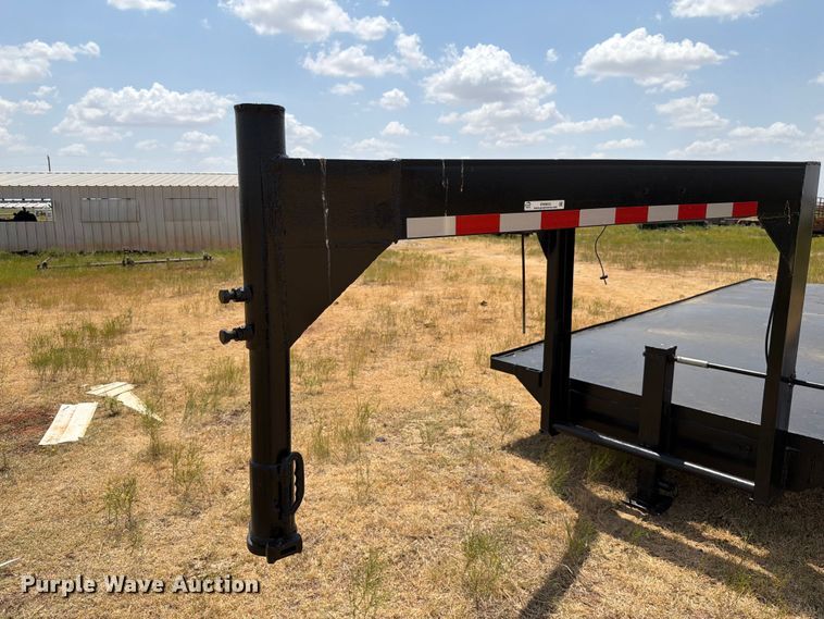 image for item EW8633 Shop built flatbed trailer