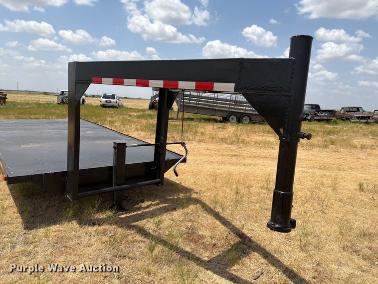image for item EW8633 Shop built flatbed trailer