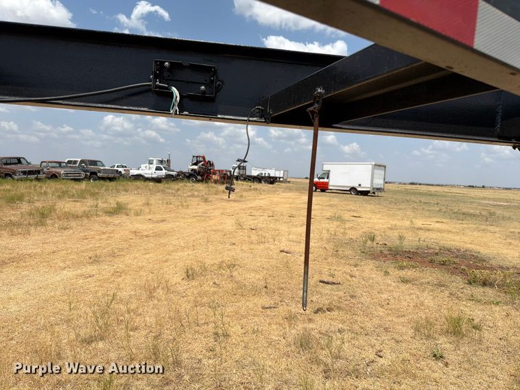 image for item EW8633 Shop built flatbed trailer