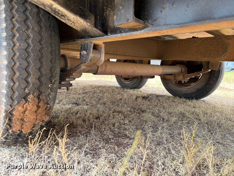 image for item EW8633 Shop built flatbed trailer