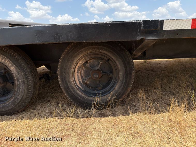 image for item EW8633 Shop built flatbed trailer