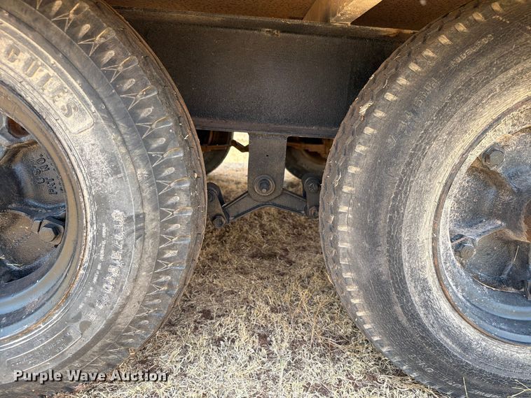 image for item EW8633 Shop built flatbed trailer
