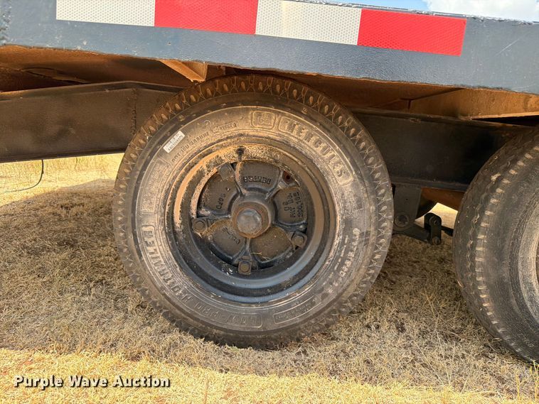 image for item EW8633 Shop built flatbed trailer