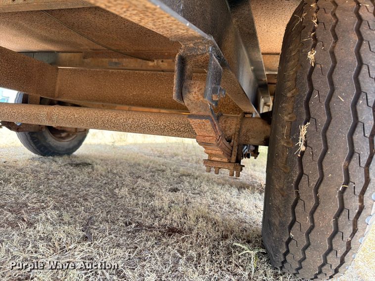 image for item EW8633 Shop built flatbed trailer