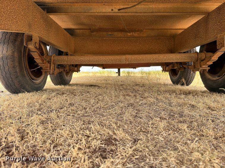 image for item EW8633 Shop built flatbed trailer