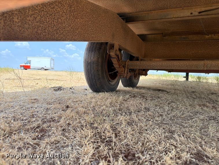 image for item EW8633 Shop built flatbed trailer