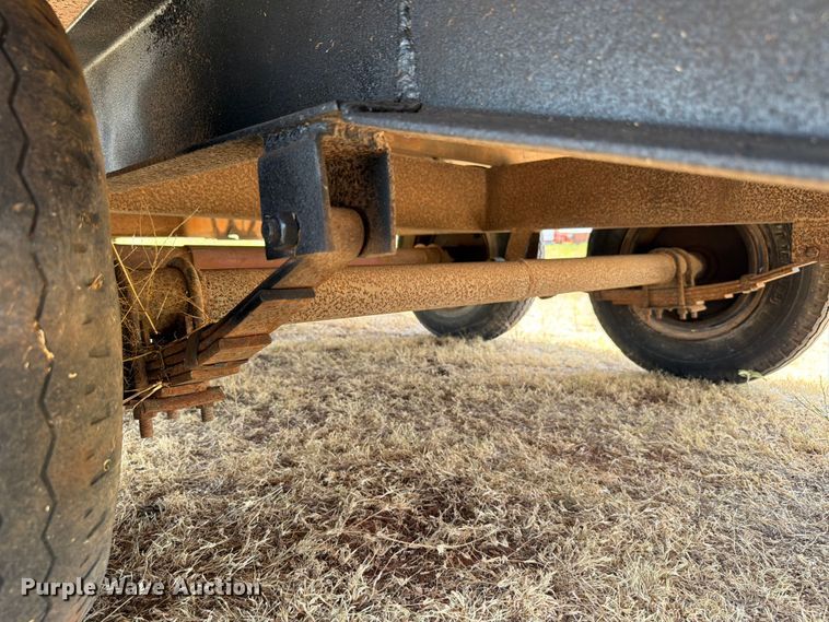 image for item EW8633 Shop built flatbed trailer