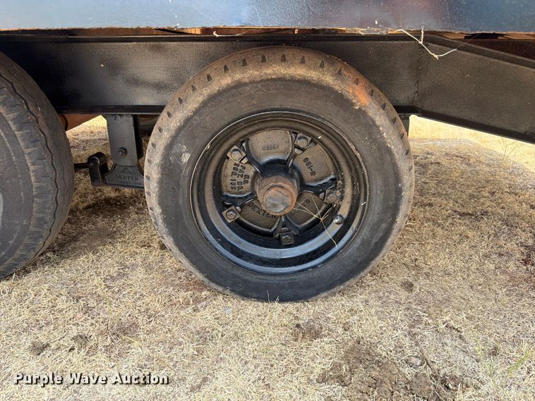 image for item EW8633 Shop built flatbed trailer
