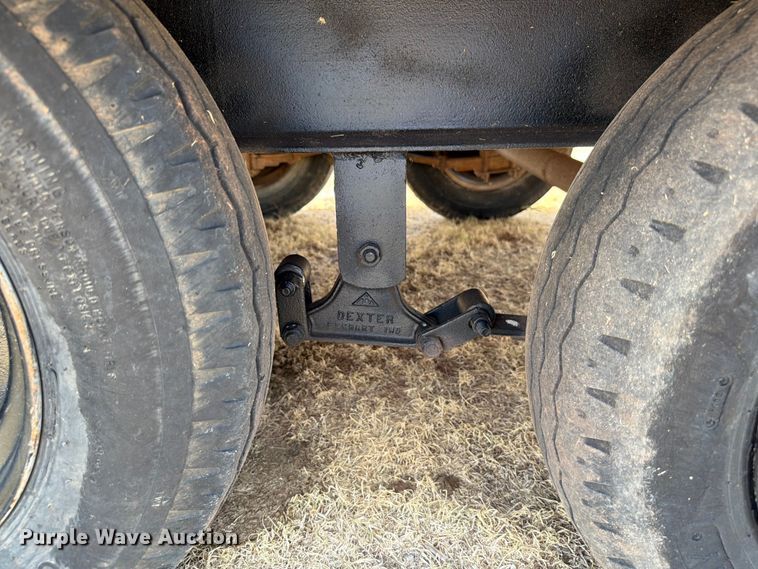 image for item EW8633 Shop built flatbed trailer