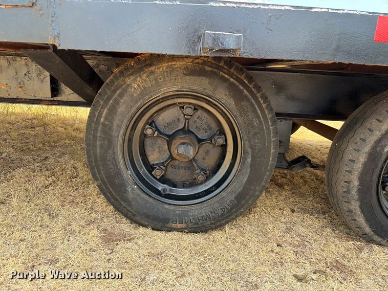 image for item EW8633 Shop built flatbed trailer
