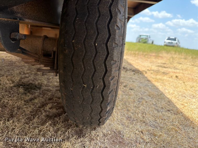 image for item EW8633 Shop built flatbed trailer
