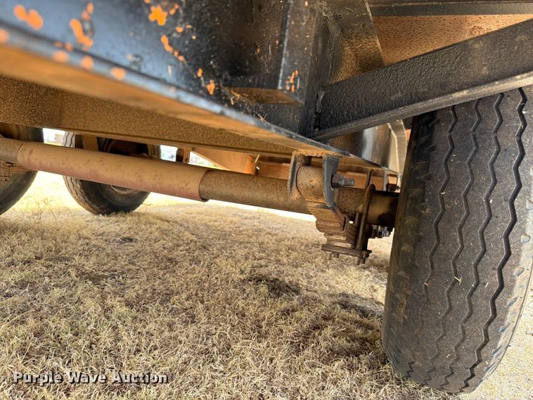 image for item EW8633 Shop built flatbed trailer