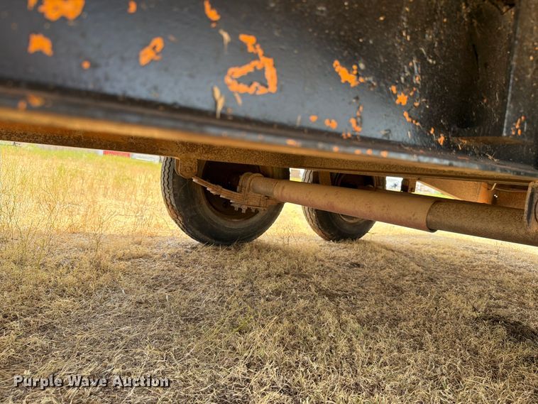 image for item EW8633 Shop built flatbed trailer
