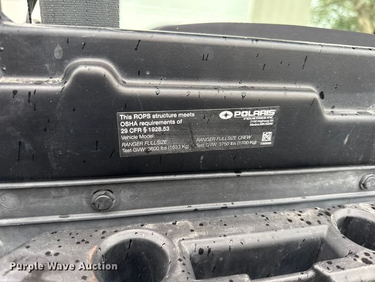 image for item EX2139 2024 Polaris Ranger 1000 utility vehicle