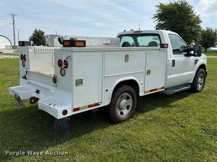 image for item EX4563 2008 Ford F350 Super Duty utility bed pickup truck