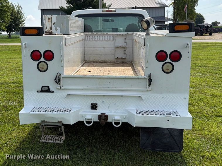 image for item EX4563 2008 Ford F350 Super Duty utility bed pickup truck