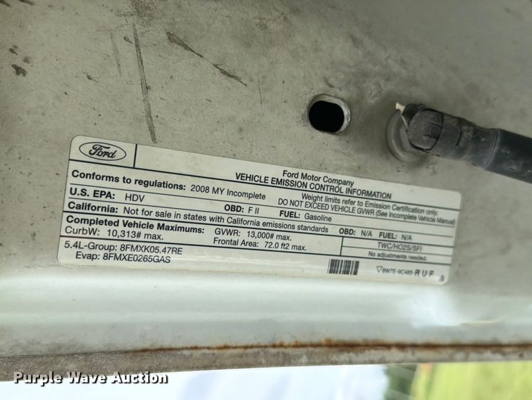 image for item EX4563 2008 Ford F350 Super Duty utility bed pickup truck