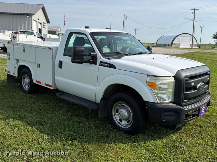 image for item EX4566 2012 Ford F250 utility bed pickup truck