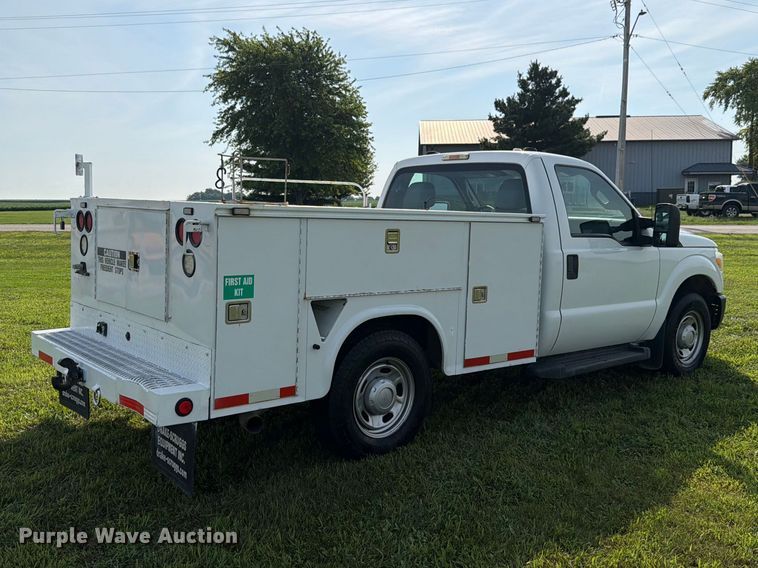 image for item EX4566 2012 Ford F250 utility bed pickup truck