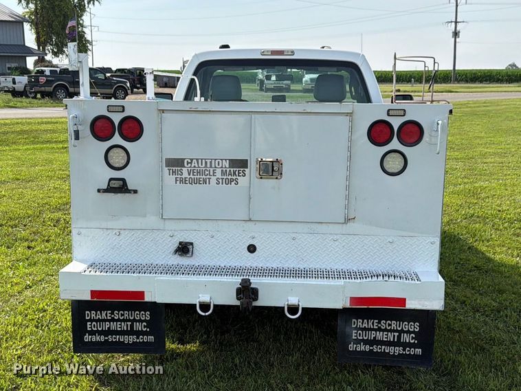 image for item EX4566 2012 Ford F250 utility bed pickup truck