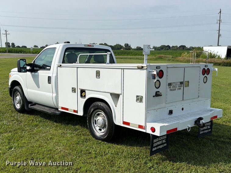 image for item EX4566 2012 Ford F250 utility bed pickup truck
