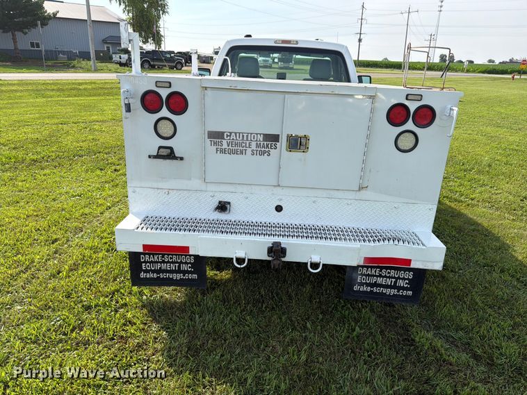 image for item EX4566 2012 Ford F250 utility bed pickup truck