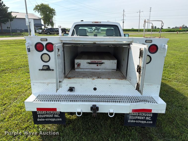 image for item EX4566 2012 Ford F250 utility bed pickup truck