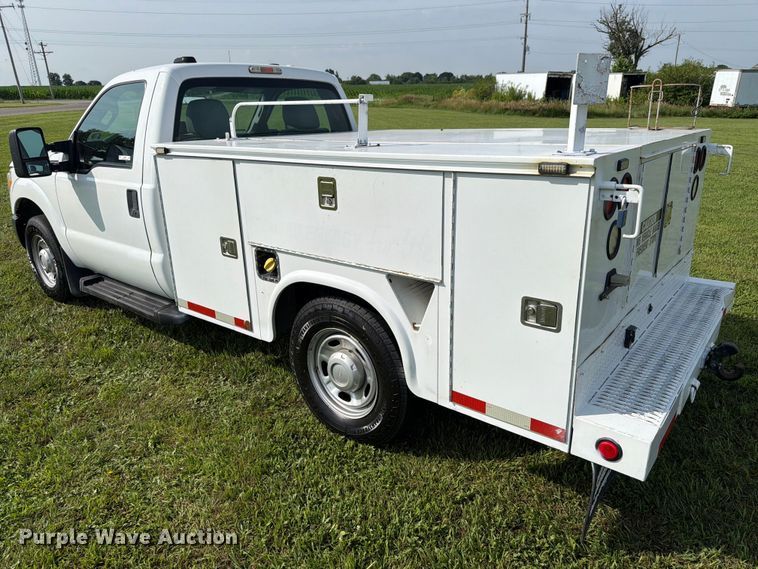 image for item EX4566 2012 Ford F250 utility bed pickup truck