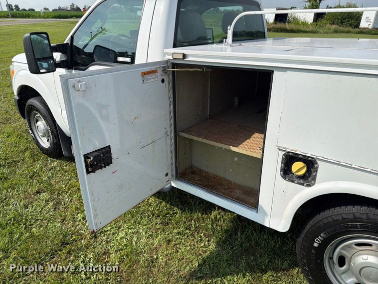 image for item EX4566 2012 Ford F250 utility bed pickup truck