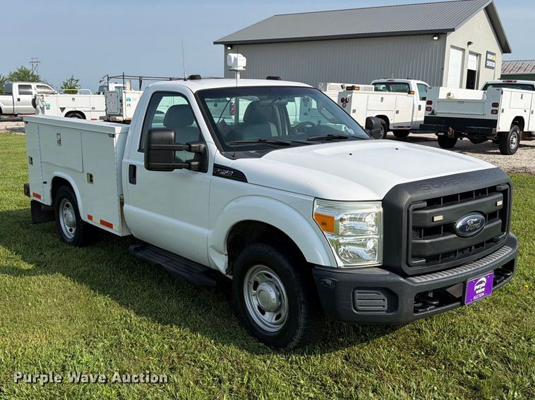image for item EX4567 2012 Ford F250 Super Duty utility bed pickup truck