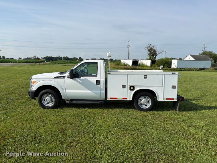 image for item EX4567 2012 Ford F250 Super Duty utility bed pickup truck