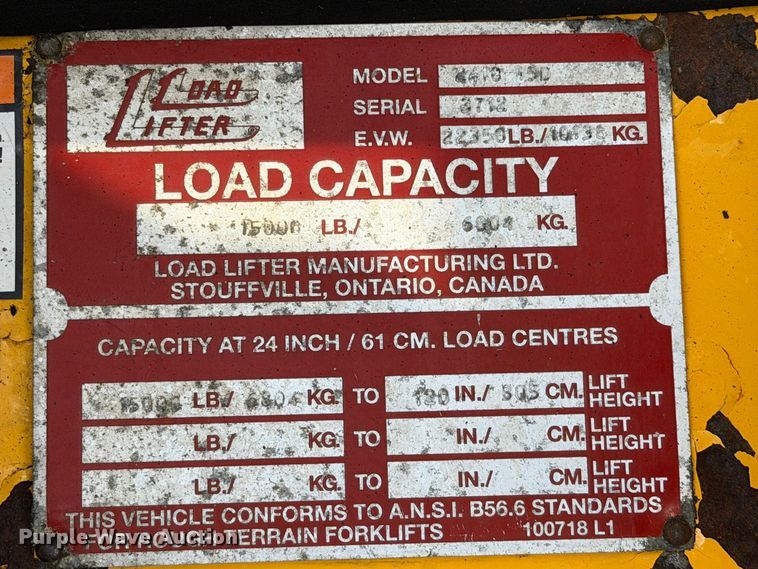 image for item FB4966 Load Lifter 2410-15D forklift