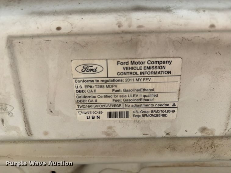 image for item FB5810 2011 Ford E250 van