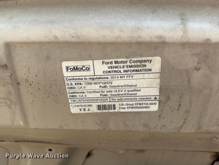 image for item FB5812 2014 Ford E250 van