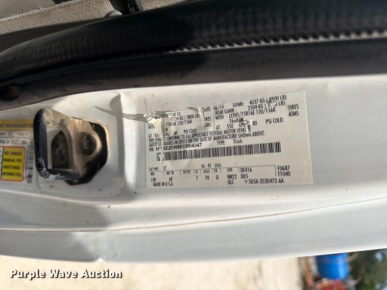 image for item FB5812 2014 Ford E250 van