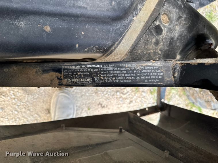 image for item FB5815 2015 Polaris Ranger 570 utility vehicle