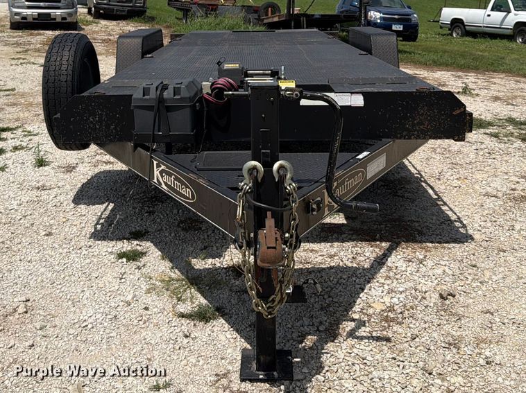 image for item FB5826 2020 Kaufman Trailers Of Ne, Inc. tilt deck equipment trailer