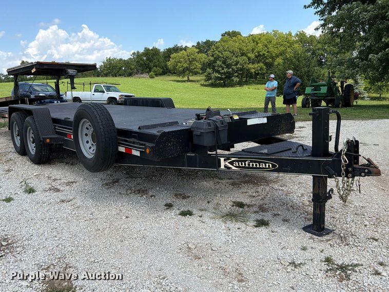 image for item FB5826 2020 Kaufman Trailers Of Ne, Inc. tilt deck equipment trailer