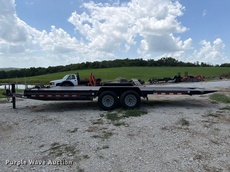 image for item FB5826 2020 Kaufman Trailers Of Ne, Inc. tilt deck equipment trailer