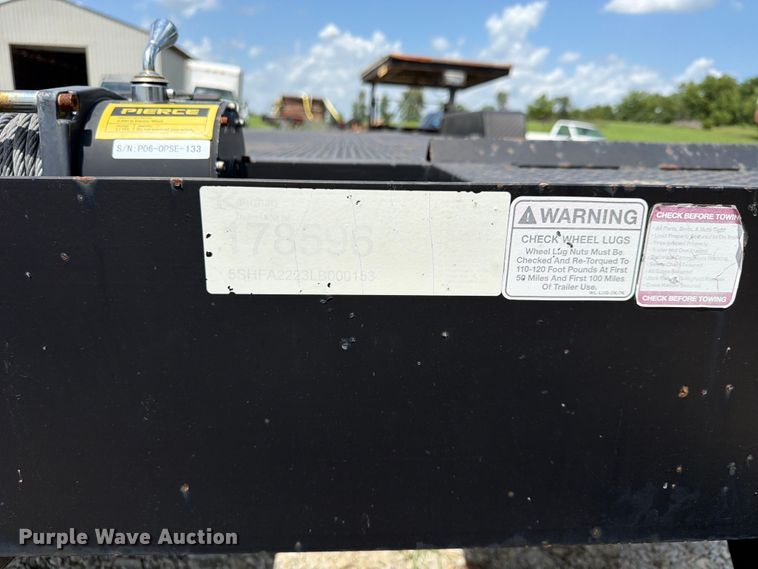 image for item FB5826 2020 Kaufman Trailers Of Ne, Inc. tilt deck equipment trailer